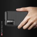 Carbon Fibre Силиконовый матовый бампер чехол для Xiaomi Poco M3 Черный