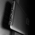 Carbon Fibre Силиконовый матовый бампер чехол для Xiaomi Redmi Note 10 Синий
