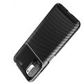 Carbon Fibre Силиконовый матовый бампер чехол для Xiaomi Redmi Note 10T / POCO M3 PRO Черный