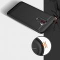 Carbon Fibre Силиконовый матовый бампер чехол для Xiaomi Redmi Note 8 Pro Коралловый