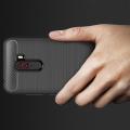 Carbon Fibre Силиконовый матовый бампер чехол для Xiaomi Redmi Note 8 Pro Коралловый