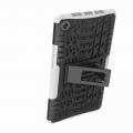 Двухкомпонентный Противоскользящий Гибридный Противоударный Чехол для Huawei MediaPad M5 8.4 с Подставкой Белый