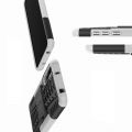 Двухкомпонентный Противоскользящий Гибридный Противоударный Чехол для Huawei P20 Pro с Подставкой Белый