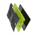 Двухкомпонентный Противоскользящий Гибридный Противоударный Чехол для Samsung Galaxy Tab S4 10.5 SM-T830 SM-T835 с Подставкой Зеленый