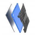 Двухкомпонентный Противоскользящий Гибридный Противоударный Чехол для Samsung Galaxy Tab S5e SM-T720 SM-T725 с Подставкой Синий