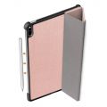 Двухсторонний Чехол Книжка для планшета Huawei MatePad Pro Искусственно Кожаный с Подставкой Розовый