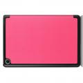 Двухсторонний Чехол Книжка для планшета Huawei Mediapad M5 Lite 10 Искусственно Кожаный с Подставкой Розовый