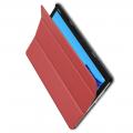 Двухсторонний Чехол Книжка для планшета Huawei Mediapad M5 Lite 10 Искусственно Кожаный с Подставкой Коричневый