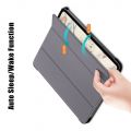 Двухсторонний Чехол Книжка для планшета iPad Air 2020 Искусственно Кожаный с Подставкой Серый