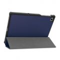 Двухсторонний Чехол Книжка для планшета Lenovo Tab M10 Plus Искусственно Кожаный с Подставкой Синий