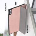 Двухсторонний Чехол Книжка для планшета Lenovo Tab P11 Pro Искусственно Кожаный с Подставкой Розовый