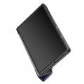 Двухсторонний Чехол Книжка для планшета Samsung Galaxy Tab S5e SM-T720 SM-T725 Искусственно Кожаный с Подставкой Синий