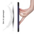 Двухсторонний Чехол Книжка для планшета Samsung Galaxy Tab S7 Искусственно Кожаный с Подставкой Синий
