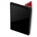 Двухсторонний Чехол Книжка для планшета Xiaomi Mi Pad 4 Plus Искусственно Кожаный с Подставкой Красный