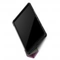 Двухсторонний Чехол Книжка для планшета Xiaomi Mi Pad 4 Plus Искусственно Кожаный с Подставкой Фиолетовый