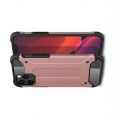 Extreme Усиленный Защитный Силиконовый Матовый Чехол для iPhone 12 / 12 Pro Розовый