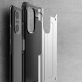 Extreme Усиленный Защитный Силиконовый Матовый Чехол для Xiaomi POCO F3 Серебряный
