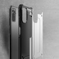 Extreme Усиленный Защитный Силиконовый Матовый Чехол для Xiaomi Redmi Note 10 Серебряный