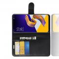 Флип чехол книжка с кошельком подставкой отделениями для карт и магнитной застежкой для Asus Zenfone Max Pro M2 ZB631KL Черный