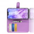 Флип чехол книжка с кошельком подставкой отделениями для карт и магнитной застежкой для Huawei nova 3 Фиолетовый