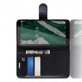Флип чехол книжка с кошельком подставкой отделениями для карт и магнитной застежкой для Nokia 1 Plus Черный