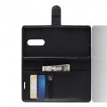 Флип чехол книжка с кошельком подставкой отделениями для карт и магнитной застежкой для Sony Xperia 1 Черный