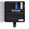 Флип чехол книжка с кошельком подставкой отделениями для карт и магнитной застежкой для Xiaomi Mi 9 SE Черный