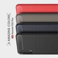 Carbon Fibre Силиконовый матовый бампер чехол для Huawei P20 Pro Черный