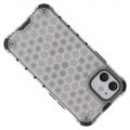 Honeycomb Противоударный Защитный Силиконовый Чехол для Телефона TPU для iPhone 12 mini Белый