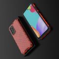Honeycomb Противоударный Защитный Силиконовый Чехол для Телефона TPU для Samsung Galaxy A52 Красный