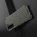 Honeycomb Противоударный Защитный Силиконовый Чехол для Телефона TPU для Samsung Galaxy S21 Черный