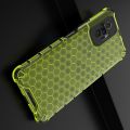 Honeycomb Противоударный Защитный Силиконовый Чехол для Телефона TPU для Xiaomi Redmi Note 10 Pro Зеленый