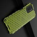 Honeycomb Противоударный Защитный Силиконовый Чехол для Телефона TPU для Xiaomi Redmi Note 10 Зеленый