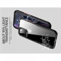 IPAKY Противоударный прозрачный пластиковый кейс с силиконовым бампером для iPhone 11 Pro Max Черный