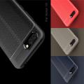 Litchi Grain Leather Силиконовый Накладка Чехол для Huawei Honor 10 с Текстурой Кожа Серый