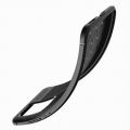 Litchi Grain Leather Силиконовый Накладка Чехол для Huawei P40 с Текстурой Кожа Черный