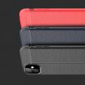 Litchi Grain Leather Силиконовый Накладка Чехол для iPhone 11 с Текстурой Кожа Коралловый