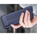 Litchi Grain Leather Силиконовый Накладка Чехол для OnePlus NORD с Текстурой Кожа Черный