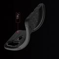 Litchi Grain Leather Силиконовый Накладка Чехол для OPPO Realme 5 Pro с Текстурой Кожа Синий