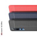 Litchi Grain Leather Силиконовый Накладка Чехол для Xiaomi Mi 10 / Mi 10 Pro с Текстурой Кожа Черный