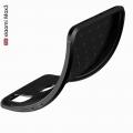Litchi Grain Leather Силиконовый Накладка Чехол для Xiaomi Mi Max 3 с Текстурой Кожа Серый