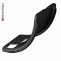 Litchi Grain Leather Силиконовый Накладка Чехол для Xiaomi Mi Mix 3 с Текстурой Кожа Серый