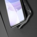 Litchi Grain Leather Силиконовый Накладка Чехол для Xiaomi Poco X3 NFC с Текстурой Кожа Черный