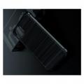 Матовый Силиконовый IMAK Vega Карбоновая Текстура Чехол c Противоударными Углами для iPhone 11 Pro черный