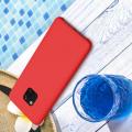 Мягкий матовый силиконовый бампер NILLKIN Flex чехол для Huawei Mate 20 Pro Красный
