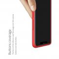 Мягкий матовый силиконовый бампер NILLKIN Flex чехол для Huawei Mate 20 Pro Красный