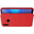 Мягкий матовый силиконовый бампер NILLKIN Flex чехол для Huawei P20 lite Красный