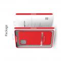 Мягкий матовый силиконовый бампер NILLKIN Flex чехол для iPhone 11 Pro Max Красный