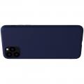 Мягкий матовый силиконовый бампер NILLKIN Flex чехол для iPhone 11 Pro Синий