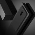 Мягкий матовый силиконовый бампер NILLKIN Flex чехол для OnePlus 7 Pro Черный